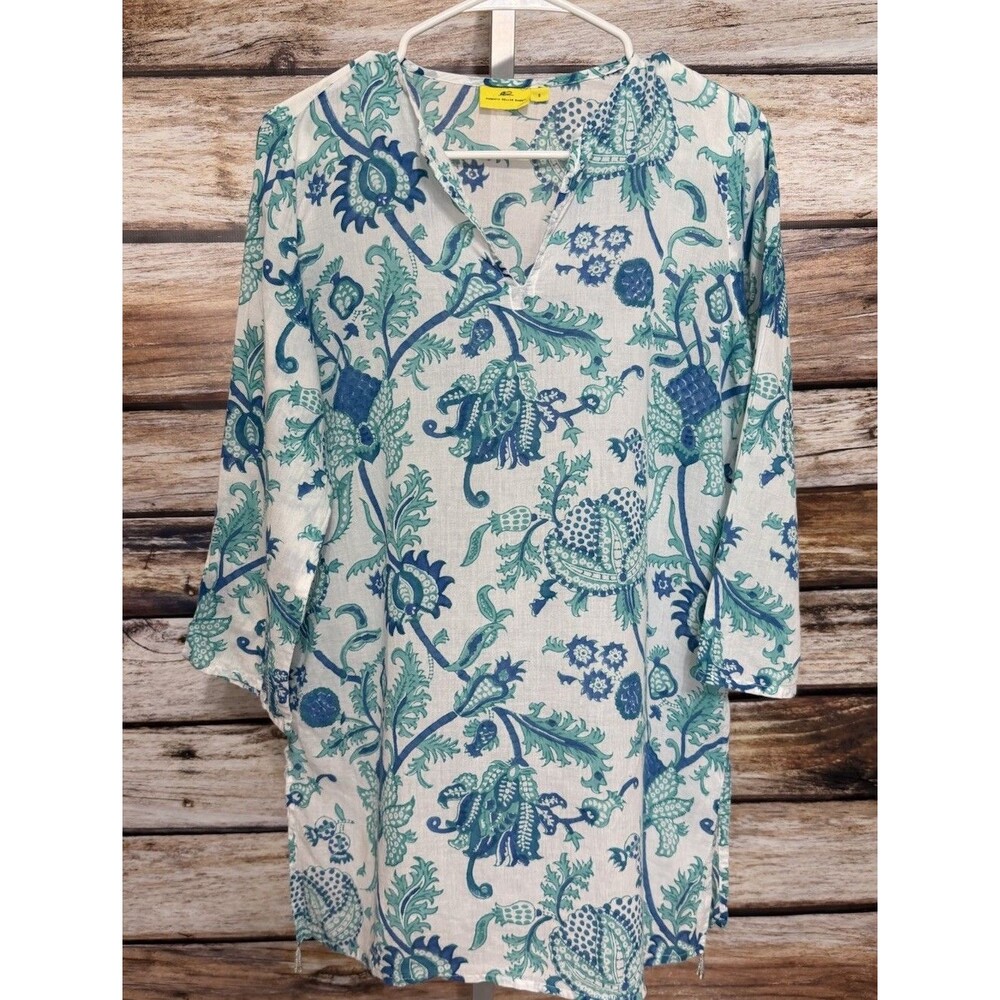 ROBERTA ROLLER RABBIT Women's Amanda Kurta Size Small Top